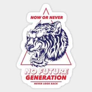 No Future Generation Sticker